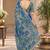 cotton blend saree with elegant printed design for festive & casual wear
