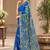 cotton blend saree with elegant printed design for festive & casual wear