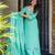 Rama color stylish chinon fabric designer ready kurta set for girls