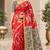 cotton blend saree with elegant printed design for festive & casual wear