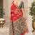 cotton blend saree with elegant printed design for festive & casual wear