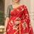 cotton blend saree with elegant printed design for festive & casual wear
