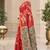cotton blend saree with elegant printed design for festive & casual wear