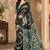 cotton blend saree with elegant printed design for festive & casual wear