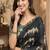 cotton blend saree with elegant printed design for festive & casual wear