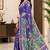 cotton blend saree with elegant printed design for festive & casual wear