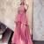 Pink color stylish fendy  fabric designer ready kurta set for girls