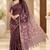 cotton blend saree with elegant printed design for festive & casual wear