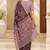 cotton blend saree with elegant printed design for festive & casual wear