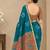cotton blend saree with elegant printed design for festive & casual wear