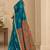 cotton blend saree with elegant printed design for festive & casual wear