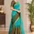 cotton blend saree with elegant printed design for festive & casual wear