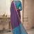 cotton blend saree with elegant printed design for festive & casual wear