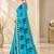 cotton blend saree with elegant printed design for festive & casual wear