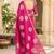cotton blend saree with elegant printed design for festive & casual wear