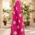 cotton blend saree with elegant printed design for festive & casual wear