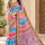 cotton blend saree with elegant printed design for festive & casual wear