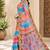 cotton blend saree with elegant printed design for festive & casual wear