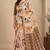 cotton blend saree with elegant printed design for festive & casual wear