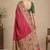 cotton blend saree with elegant printed design for festive & casual wear