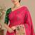 cotton blend saree with elegant printed design for festive & casual wear