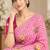 cotton blend saree with elegant printed design for festive & casual wear