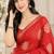 cotton blend saree with elegant printed design for festive & casual wear