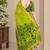 cotton blend saree with elegant printed design for festive & casual wear