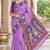 cotton blend saree with elegant printed design for festive & casual wear