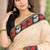 cotton blend saree with elegant printed design for festive & casual wear