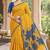 cotton blend saree with elegant printed design for festive & casual wear