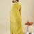 Yellow color smart vichitra silk fabric beautiful partywear salwar kameez