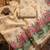 cotton blend saree with elegant printed design for festive & casual wear