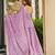 Lavender color smart kajo silk fabric beautiful partywear salwar kameez