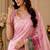 cotton blend saree with elegant printed design for festive & casual wear