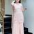 Peach color georgette fabric beautiful designer embroidery work ethnic partywear attire