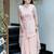 Peach color georgette fabric beautiful designer embroidery work ethnic partywear attire