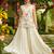 Off white color cosmos silk fabric beautiful designer beads embroidery work ethnic partywear attire