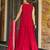 Red color koza silk fabric beautiful designer embroidery work ethnic partywear attire