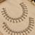Full lct mehandi-plated agate stone anklets