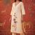 Peach color smart and elegant casual formal style kurta set for girls