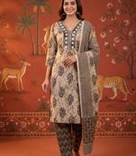 Black color smart and elegant casual formal style kurta set for girls