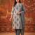 Blue color smart and elegant casual formal style kurta set for girls