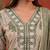 Green color smart and elegant casual formal style kurta set for girls