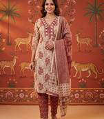 Maroon color smart and elegant casual formal style kurta set for girls