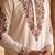 White color imported lachka fabric designer embroidery work ceremonial kurta payjama for men's