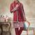 Red color graceful heavy ceremonial attire for men's fancy looks