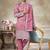 Pink color graceful heavy ceremonial attire for men's fancy looks