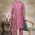 Pink color graceful heavy ceremonial attire for men's fancy looks
