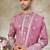 Pink color graceful heavy ceremonial attire for men's fancy looks